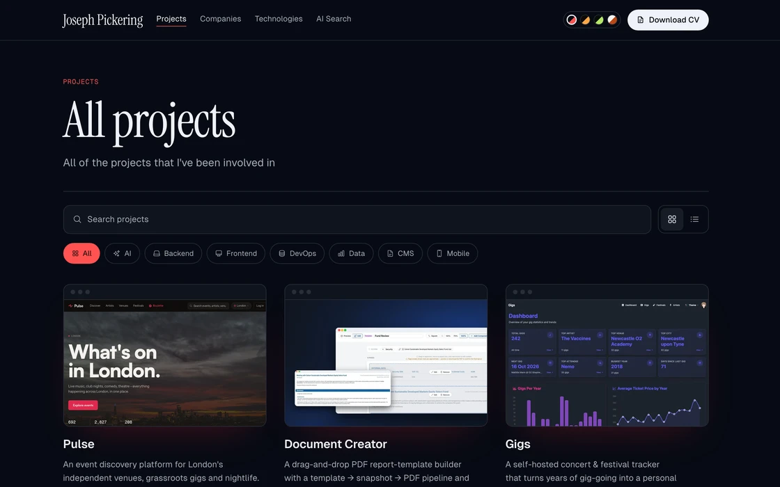 Portfolio screenshot 2