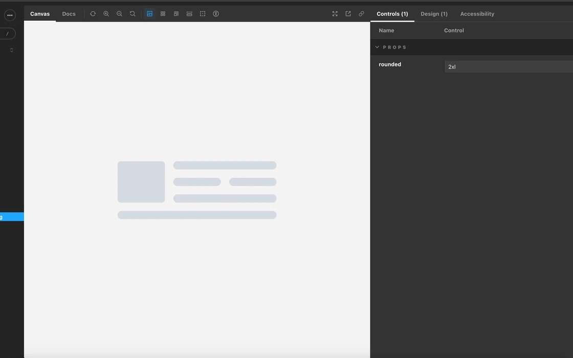 Storybook screenshot 5