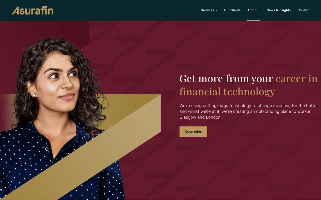 Asurafin Website screenshot 7