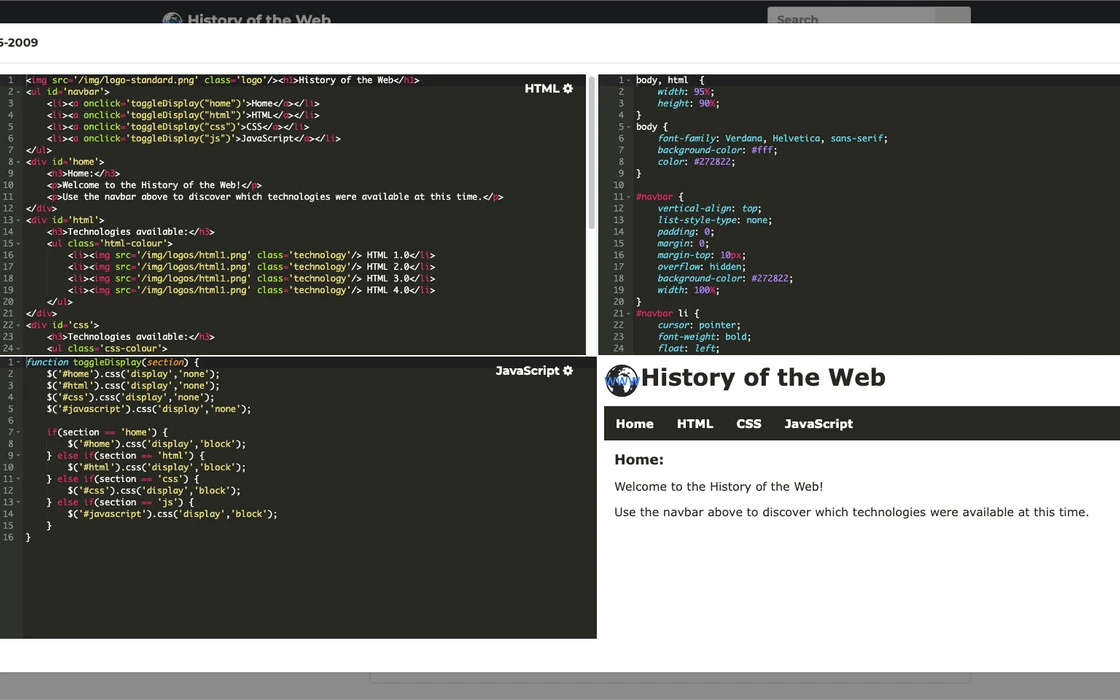 History of the Web screenshot 9