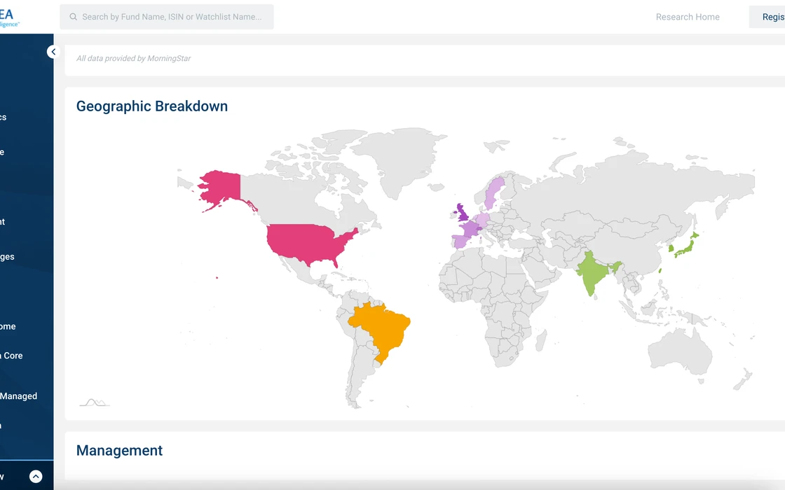 Research Portal screenshot 5