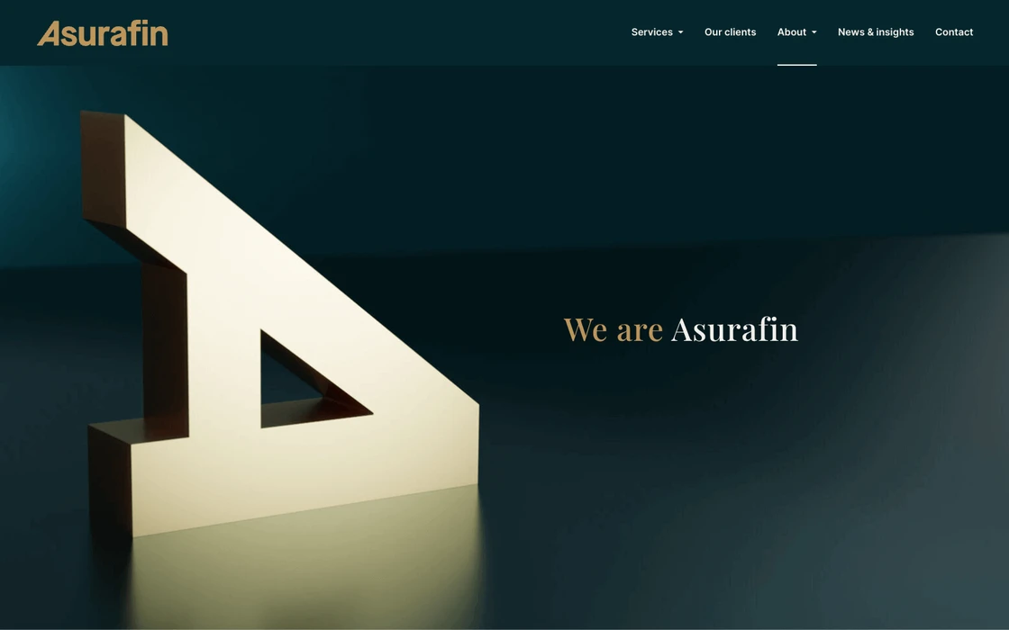Asurafin Website screenshot 4