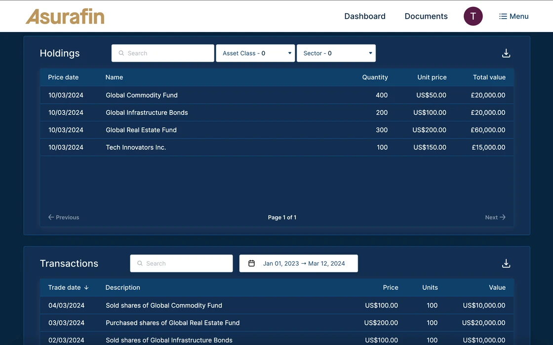 Client Portal screenshot 5