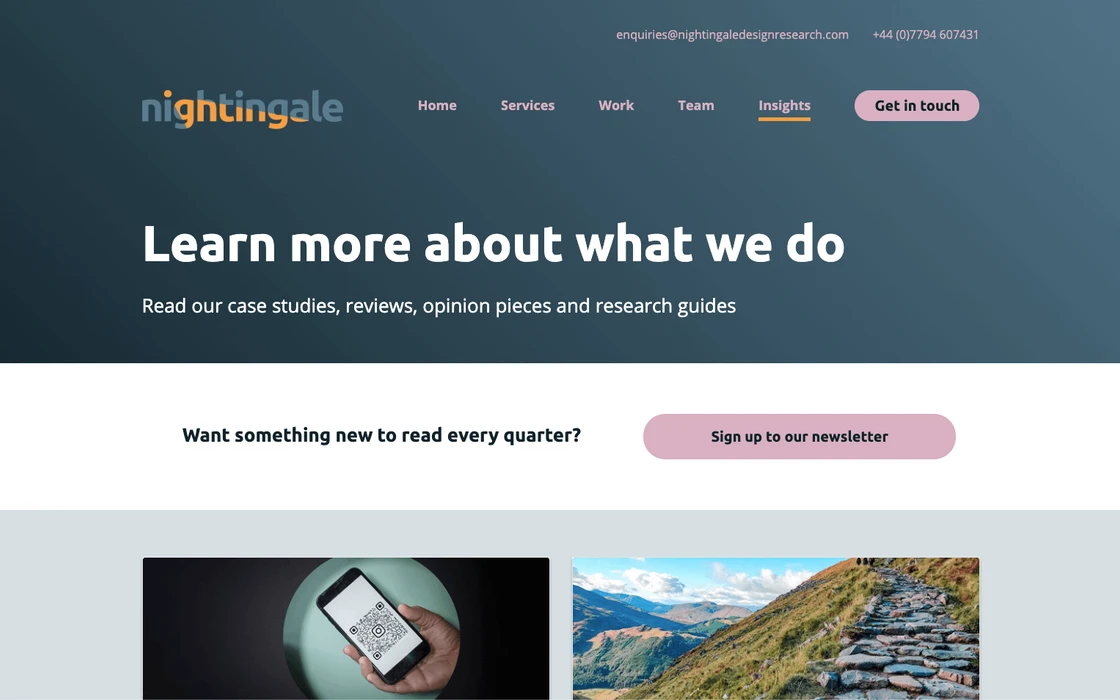Nightingale Design Research screenshot 9