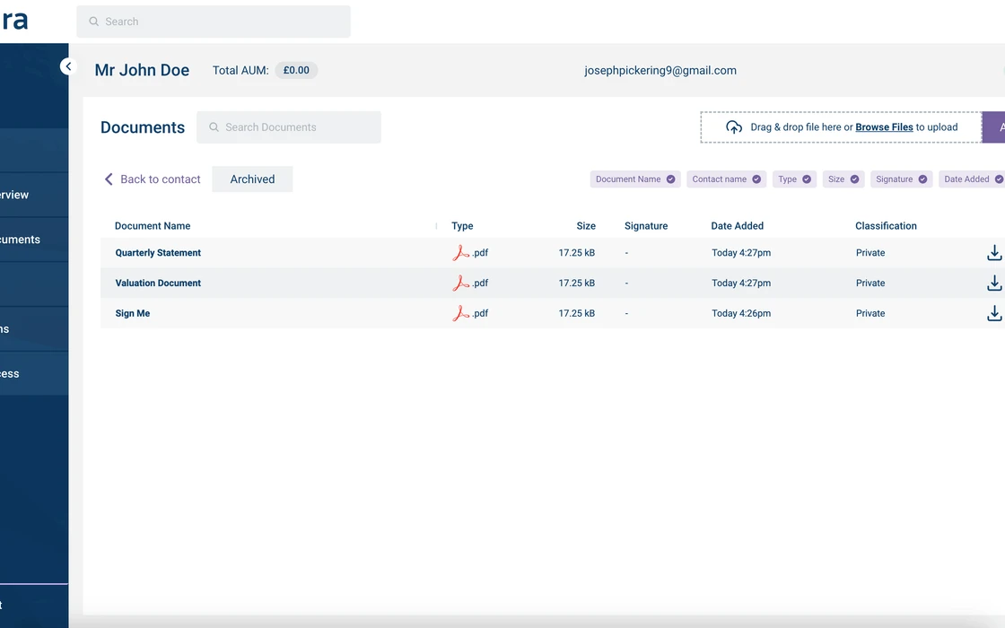 Advisor Portal screenshot 5