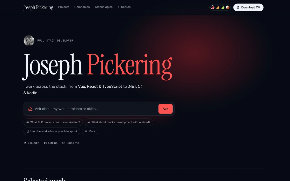 Portfolio screenshot 1
