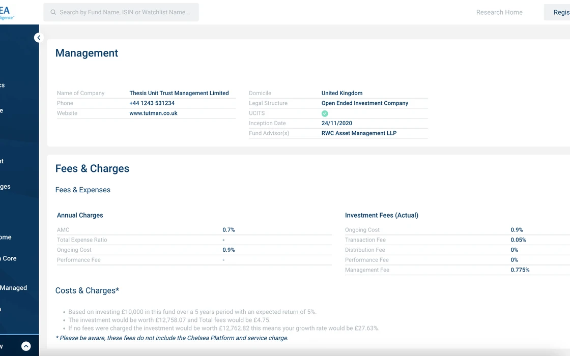 Research Portal screenshot 6