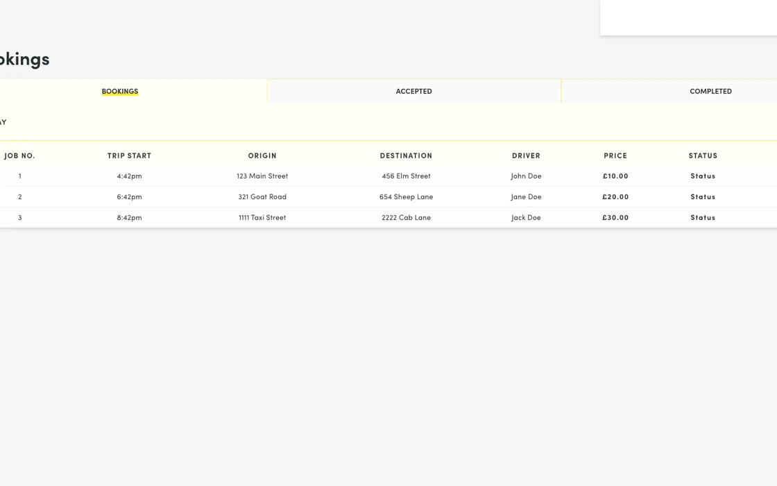 taxigoat (Web Portals) screenshot 3