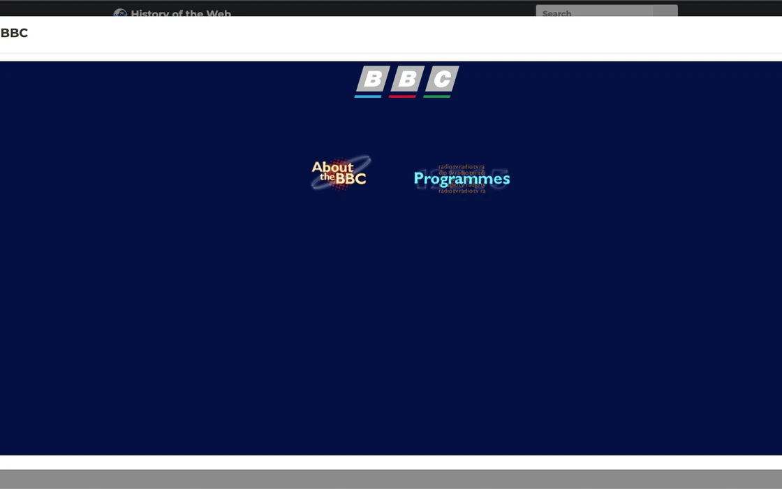 History of the Web screenshot 11