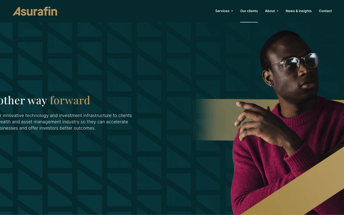 Asurafin Website screenshot 3