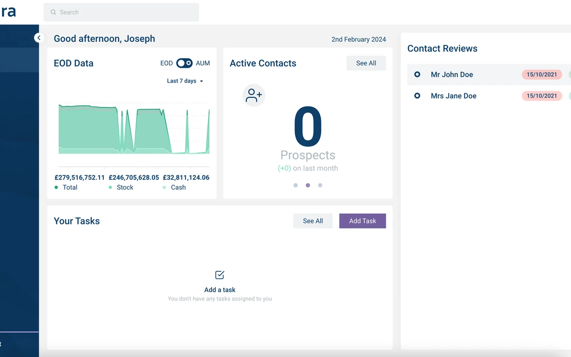 Advisor Portal screenshot 1