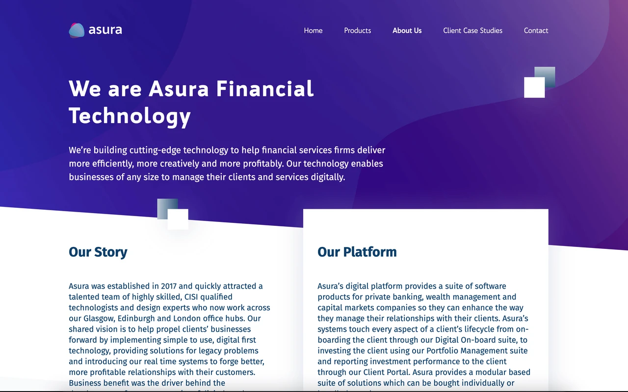 Asura Website screenshot 3