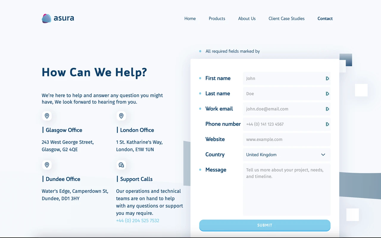 Asura Website screenshot 4