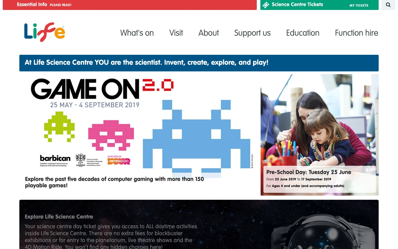 Centre for Life screenshot 1