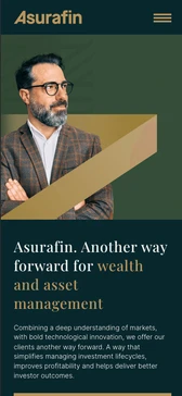 Asurafin Website mobile screenshot 1