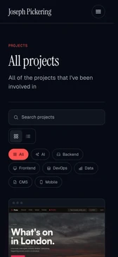 Portfolio mobile screenshot 2