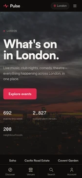Pulse mobile screenshot 1