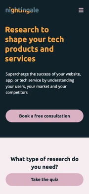 Nightingale Design Research mobile screenshot 1