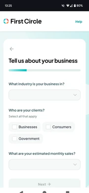 Onboarding mobile screenshot 2