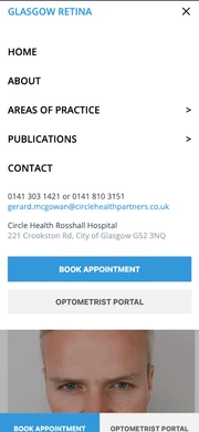 Glasgow Retina mobile screenshot 2
