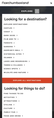 Visit Northumberland mobile screenshot 3